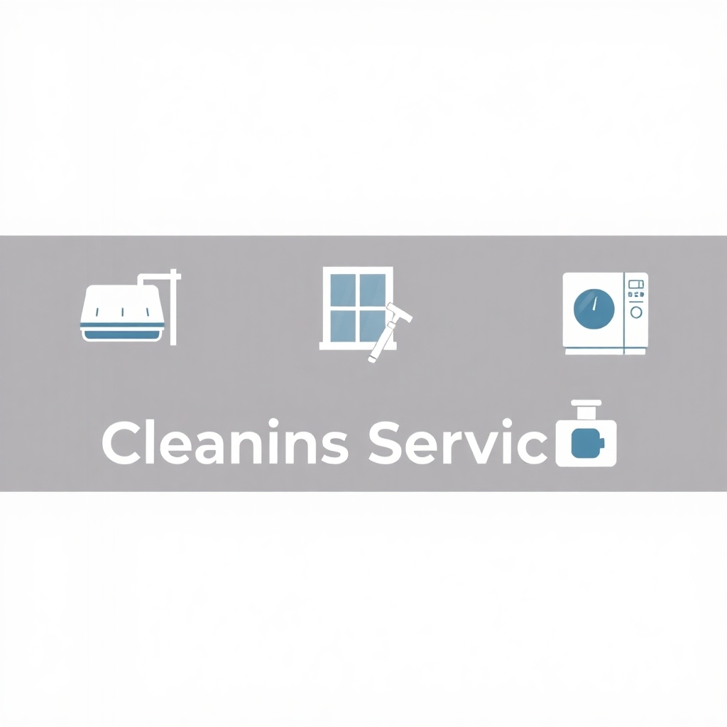 A stylized image showcasing the variety of cleaning services offered. High-quality 4K resolution.  Possible presentation: a series of icons representing different cleaning tasks (carpet cleaning, window cleaning, appliance cleaning), set against a clean, modern background.  Bright and modern color palette. The style is clean, simple, and easy to understand.